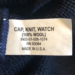 画像5: Deadstock 2000'S US.Navy Watch Cap Wool 米海軍ニット・キャップ 紺