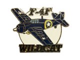 Deadstock US Military Pins #862 US.NAVY/USMC F4F WILDCAT Pin