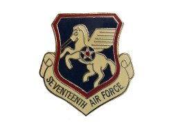 画像1: Deadstock US Military Pins #869 USAF Seventeenth Air Force Pin