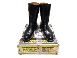 画像1: Deadstock 1970'S NOCONA M200 BOOT BLACK Made in USA 箱付