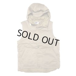 画像2: ENGINEERED GARMENTS® HBT Beige Down Vest W/Hood NOS L