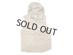 画像1: ENGINEERED GARMENTS® HBT Beige Down Vest W/Hood NOS L