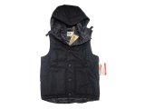 ENGINEERED GARMENTS  Wool Twill PRIMALOFT® Vest W/Hood NOS 