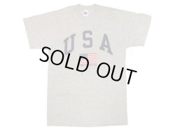 画像1: Deadstock 1990'S RUSSELL ATHLTIC "USA" Tee 灰 M デッド  アメリカ製