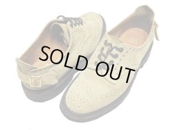 画像1: 【Vintage/Used】Tricker's BOURTON Suede ヒールストラップ ネペンテス別注