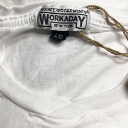 画像6: ENGINEERED GARMENTS®WORKADAY Pocket-Tee カナダ製 白 無地