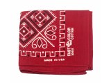 Deadstock 1980'S ELEPHANT BRAND FAST COLOR BANDANA  赤 USA製