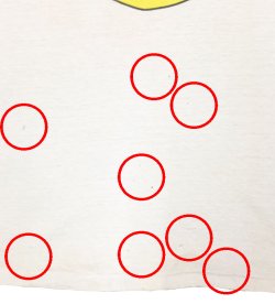 画像8: 【Vintage/Used】1960’S RUSSELL BATMAN Tee L 染み込みプリント　