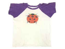 画像1: 【Vintage/Used】1960’S Sportswear Tee てんとう虫 染み込みプリント XL　 