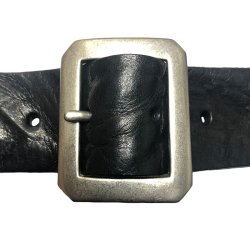 画像3: UN-SYMMETRY GARRISON BELT 3.8 アンシンメトリー ギャリソン ベルト 黒