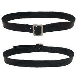 画像2: UN-SYMMETRY GARRISON BELT 3.8 アンシンメトリー ギャリソン ベルト 黒