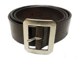 UN-SYMMETRY GARRISON BELT 3.8 アンシンメトリー ギャリソン ベルト 茶