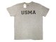USMA (United States Military Academy) GRAY Tee Made in USA アメリカ製