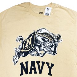 画像3: USNA (US NAVAL ACADEMY) "Bill the Goat NAVY" Tee MV Sports® MAIZE 