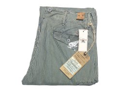 画像1: RRL(Double RL) US.NAVY Utility Trouser Hickory Stripes Vintage加工 