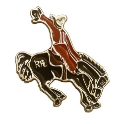 画像3: Double RL(RRL) Brass Metal Pin #15 RRL RODEO ダブルアールエル ピンバッジ 
