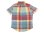 画像2: POLO Ralph Lauren Madras H/S B.D.Shirts  麻混 マドラス 半袖ボタンダウン (2)