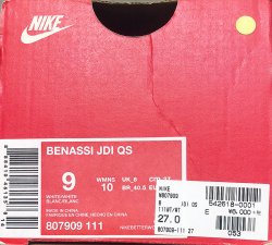 画像7: Deadstock 2015’S NIKE BENASSI JDI QS ナイキ サンダル 箱付 色ヤケ有