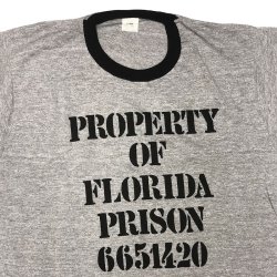 画像3: Deadstock 1980S FLORIDA PRISON Ringer Tee デッドストック アメリカ製　