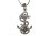 画像1: USNA (US NAVAL ACADEMY) Sterling Silver "Navy" Fouled Anchor Pendant　 (1)