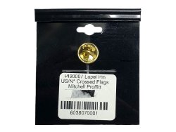 画像4: USNA ANAPOLIS  U.S. Flag & N☆(U.S.NAVY ) Flag Crossed Flag  Pin #872
