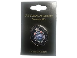 画像3: USNA(U.S. NAVAL ACADEMY)  ANAPOLIS Crest Oval Lapel Pin #871
