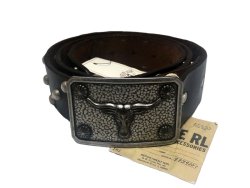 画像1: RRL STATZ VANCE BELT ダブルアールエル ヴァンス ベルト イタリア製 