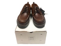 画像1: Deadstock 1990'S Giant Soes Moc-Toe Oxford Shoes Made in USA 揉み革