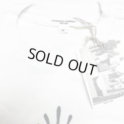 画像6: ENGINEERED GARMENTS® Pocket-Tee "LOVE&MUSIC" 白×黒 カナダ製 白 M