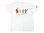 画像1: ENGINEERED GARMENTS® Pocket-Tee "LOVE&MUSIC" ラスタ カナダ製 白 M (1)