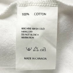 画像5: ENGINEERED GARMENTS® Pocket-Tee "PEACOCK" 白×金 カナダ製 白 L