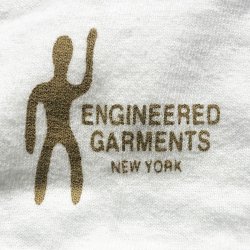 画像4: ENGINEERED GARMENTS® Pocket-Tee "PEACOCK" 白×金 カナダ製 白 L