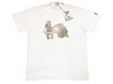 ENGINEERED GARMENTS® Pocket-Tee "PEACOCK" 白×金 カナダ製 白 L