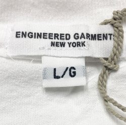 画像7: ENGINEERED GARMENTS® Pocket-Tee "OWL" 白×金 カナダ製 白 L