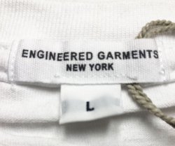 画像7: ENGINEERED GARMENTS® Pocket-Tee "No MAD" 白×銀 カナダ製 白 L