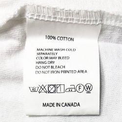 画像5: ENGINEERED GARMENTS® Pocket-Tee "No MAD" 白×銀 カナダ製 白 L