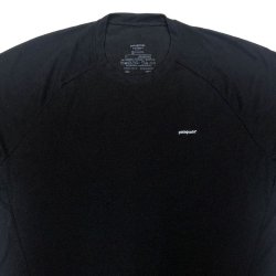 画像3: Deadstock 2010'S Patagonia Capilene 2 Men's Crew Half Sleeve Black L