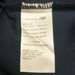 画像7: Deadstock 1990'S New Balance Performance SS Tee Navy M Made in USA 