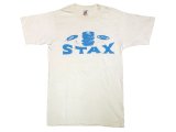 "STAX RECORDS"Tee 1990'S NOS FRUIT OF THE LOOM® Made in USA キナリ