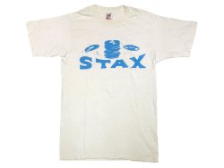 画像1: "STAX RECORDS"Tee 1990'S NOS FRUIT OF THE LOOM® Made in USA キナリ