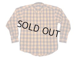 画像2: Deadstock 1990-2000'S GITMAN BROS PLAID B.D.Shirts Made in USA 黄×茶