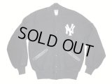 【Vintage/Used】New York Yankees オールメルトン スタジャン アメリカ製 紺