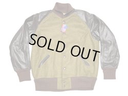 画像1: Deadstock 2000'S SKOOKUM スクーカム 袖革 ボタンスタジャン Made in USA 