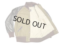 画像3: Deadstock 2000'S SKOOKUM スクーカム 袖革 ボタンスタジャン Made in USA 