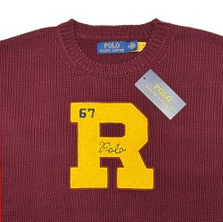 画像3: POLO Ralph Lauren LETTERMAN COTTON SWEATER レターマンセーター
