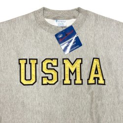 画像3: USMA Champion® REVERSE WEAVE® CREW  "USMA"リバースウィーブ 灰