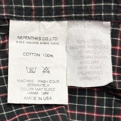 画像7: ENGINEERED GARMENTS® 19 Century BD Shirt USA製 Gingham 11