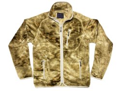 画像1: Deadstock 2000'S Needles Sportswear Fleece Jacket Khaki Tie-Dye 