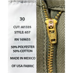 画像8: BEN DAVIS® The Classic Ben's Pants 50/50 NOS Olive Drab SIZE有