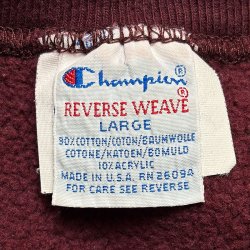 画像5: 【Vintage/Used】Champion® REVERSE WEAVE®"AMERICAN RAG CIE"ワイン